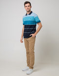 Walrus Kaos Polo Pria Motif Garis (Salur) Walrus T11876B