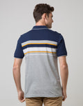 Walrus Kaos Polo Pria Motif Garis