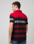 Walrus Kaos Polo Pria Motif Multi Garis
