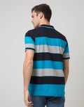 Walrus Men's Polo Shirt Striped Pattern Color Combination