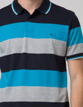 Walrus Men's Polo Shirt Striped Pattern Color Combination