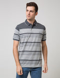 Walrus Kaos Polo Pria Motif Garis
