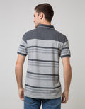 Walrus Kaos Polo Pria Motif Garis
