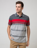 Walrus Men's Polo Shirt Striped Combination Motif