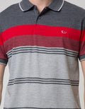 Walrus Men's Polo Shirt Striped Combination Motif