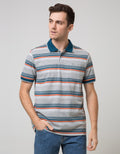 Walrus Men's Polo Shirt Triple Line Motif