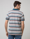 Walrus Men's Polo Shirt Triple Line Motif