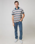 Walrus Men's Polo Shirt Triple Line Motif