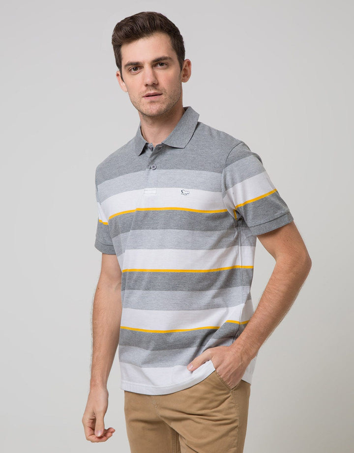 Walrus Men's Polo Shirt Striped Motif (Salur) Walrus T11867G