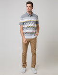 Walrus Men's Polo Shirt Striped Motif (Salur) Walrus T11867G