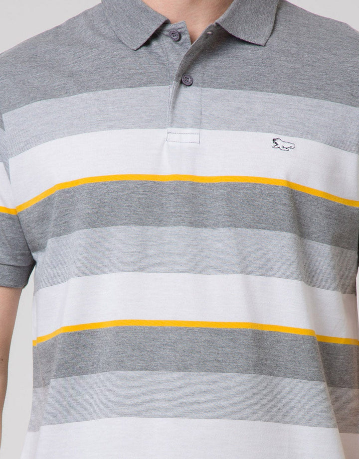 Walrus Men's Polo Shirt Striped Motif (Salur) Walrus T11867G