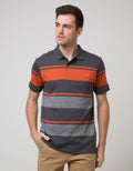 Walrus Kaos Polo Pria Motif Garis-Garis