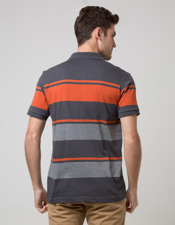 Walrus Kaos Polo Pria Motif Garis-Garis
