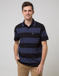 Walrus Kaos Polo Pria Motif Salur