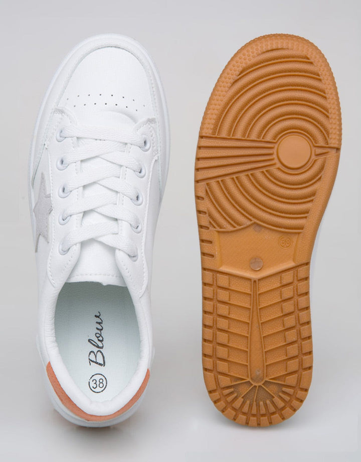 Blow Bunga Sepatu Sneakers Wanita Korea Casual