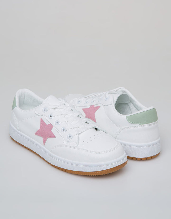 Blow Bunga Sepatu Sneakers Wanita Korea Casual