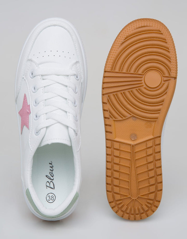 Blow Bunga Sepatu Sneakers Wanita Korea Casual