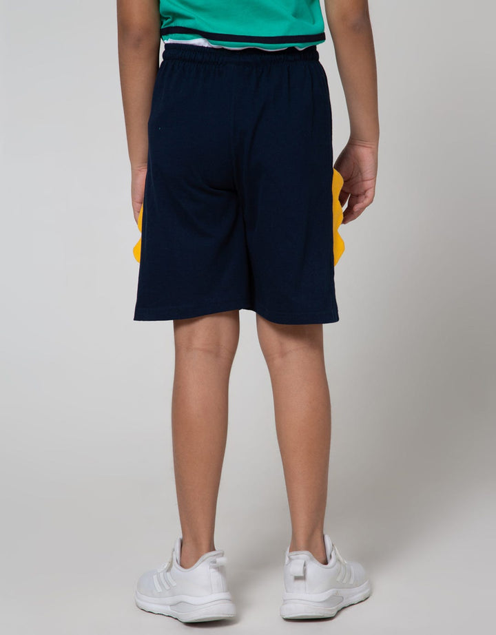 Little M Short Pants Knit Karet Dino Cucuk