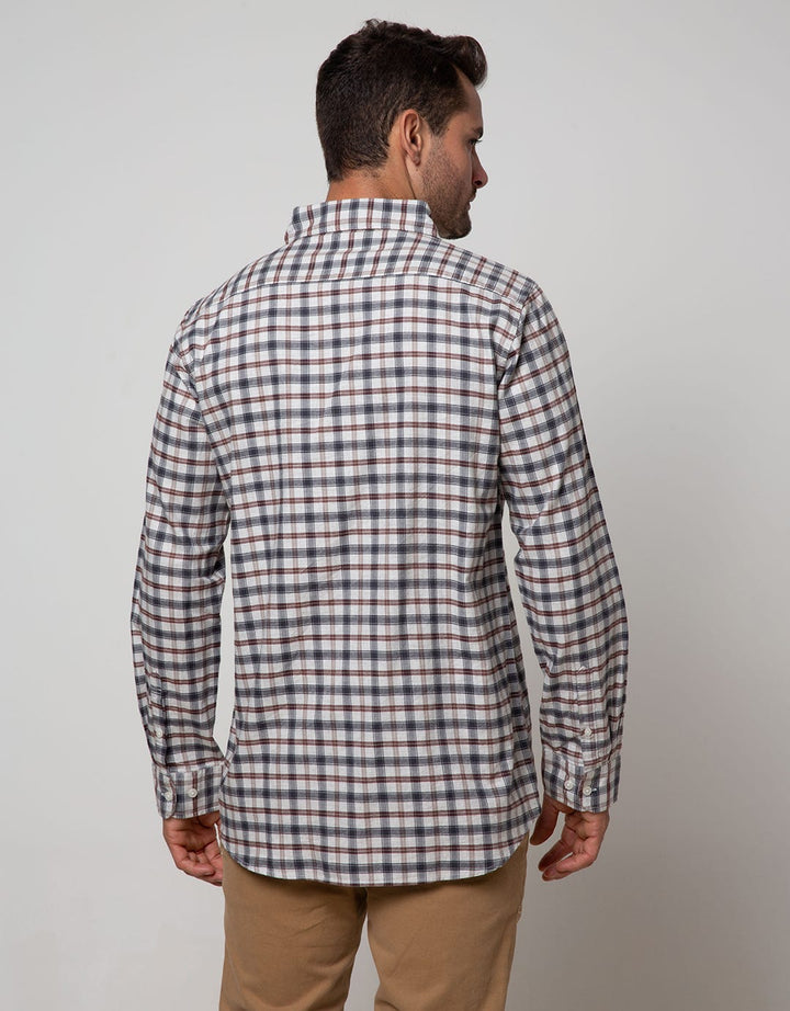 Cole Long Sleeve Shirt Woven Medium Check