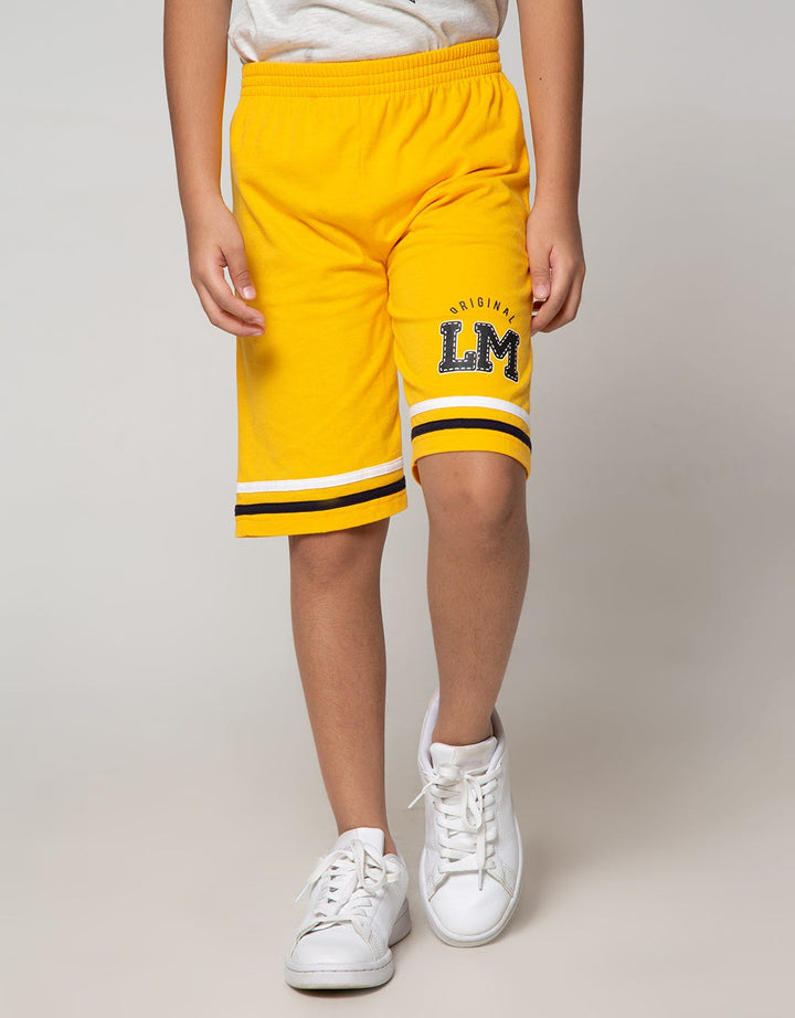 Little M Short Pants Knit Ki Lm Original Piping