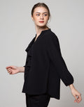 St. Yves Long Sleeve Blouse Top Ruffle