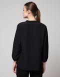 St. Yves Long Sleeve Blouse Top Ruffle