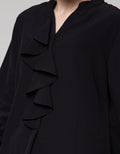 St. Yves Long Sleeve Blouse Top Ruffle