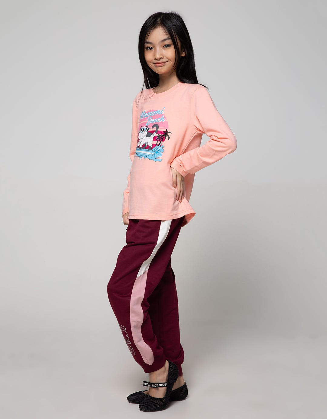 Aero Long Sleeve T-Shirt Terry Meow On Surfing
