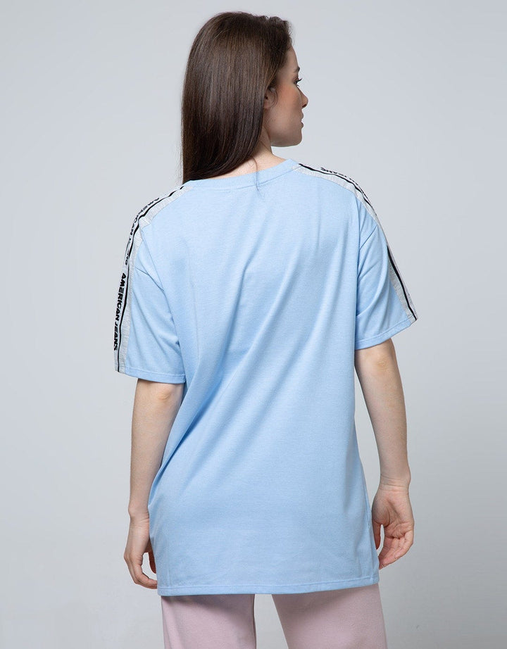 American Jeans Short Sleeve T-Shirt Tee Shoulder Branding Rebellious You