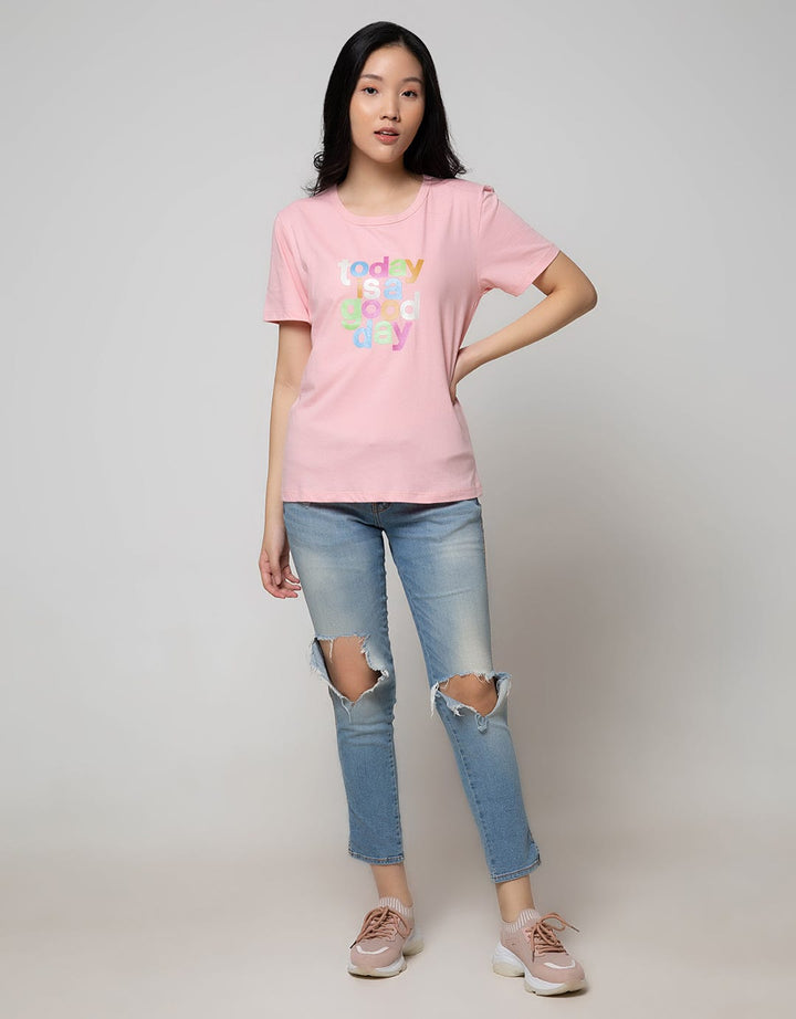 Nevada Short Sleeve T-Shirt Today Is A Good Day Colorblock
