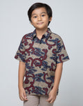 Arjuna Weda Boy Hem Batik Mega Mendung II
