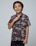 Arjuna Weda Boy Hem Batik Mega Mendung II