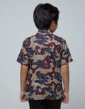 Arjuna Weda Boy Hem Batik Mega Mendung II