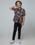 Arjuna Weda Boy Hem Batik Mega Mendung II