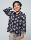 Arjuna Weda Boy Hem Batik Maduraan