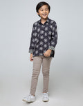 Arjuna Weda Boy Hem Batik Maduraan