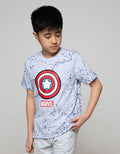 Marvel Kids Short Sleeve T-Shirt Avengers Fullprint Logo America