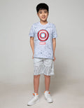 Marvel Kids Short Sleeve T-Shirt Avengers Fullprint Logo America