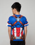 Marvel Kostum Captain Amerika Short Sleeve T-Shirt