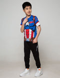 Marvel Kostum Captain Amerika Short Sleeve T-Shirt