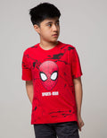 Marvel Spiderman Face Short Sleeve T-Shirt
