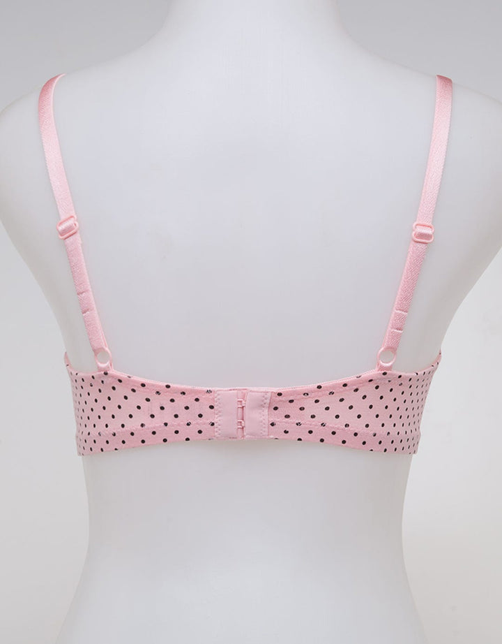 Nevada Non Push Up Regular Polka Print Bra