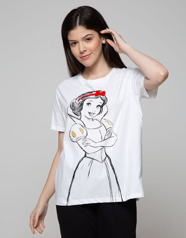 Disney Short Sleeve T-Shirt Tee Princess Snow White