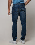 Nevada Denim Long Pants Slim Fit Wringkle