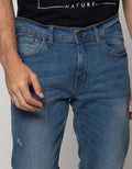 DENIM LONG PANTS SLI