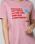 Disney Short Sleeve T-Shirt Tee Character Speak Ariel