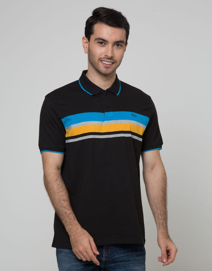 Walrus Kaos Polo Pria Motif Garis (Salur)