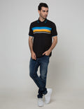 Walrus Kaos Polo Pria Motif Garis (Salur)