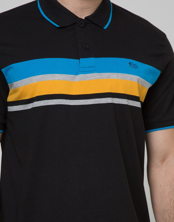 Walrus Kaos Polo Pria Motif Garis (Salur)