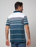 Walrus Kaos Polo Pria Motif Small And Big Stripe